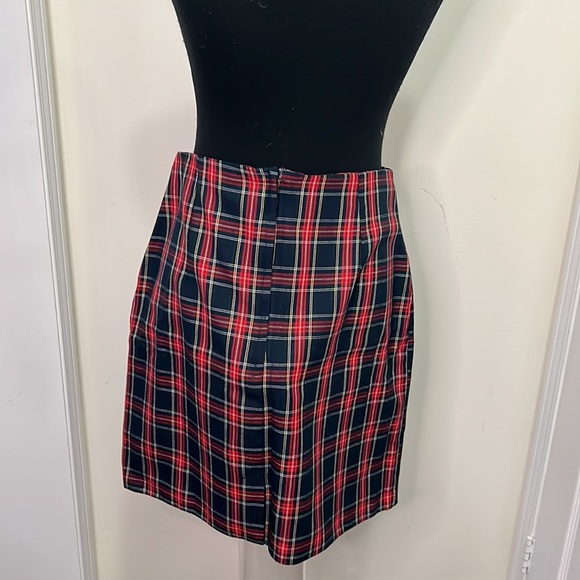 Vintage Tartan Plaid Mini Skirt Size Large - Picture 11 of 15